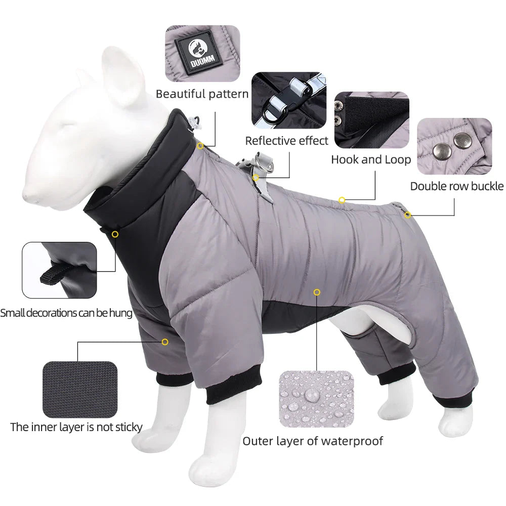 ❄️🐕 Winter Dog Jacket – Warm & Waterproof