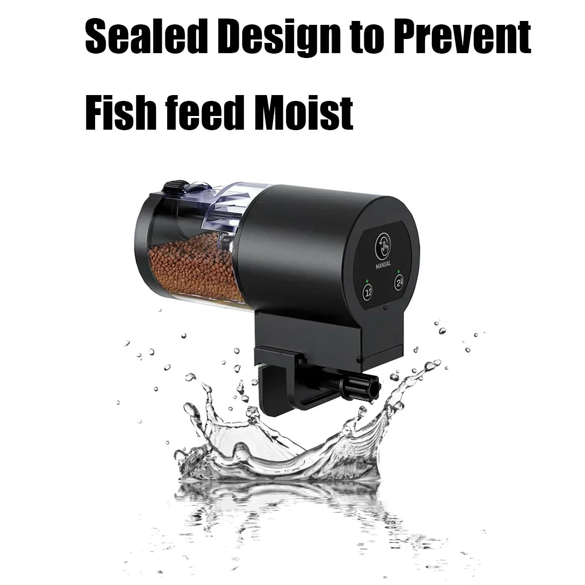 Automatic Aquarium Fish Feeder – 100ml
