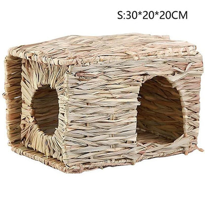 Rabbit & Guinea Pig Grass Mat House