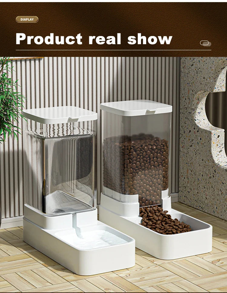 Automatic Cat & Dog Feeder with Water Dispenser