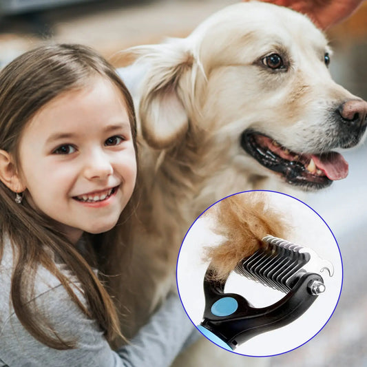 Professional Pet Deshedding Brush | For Dogs & Cats