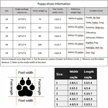 👟🐕 Warm Dog Shoes – Non-Slip & Protective