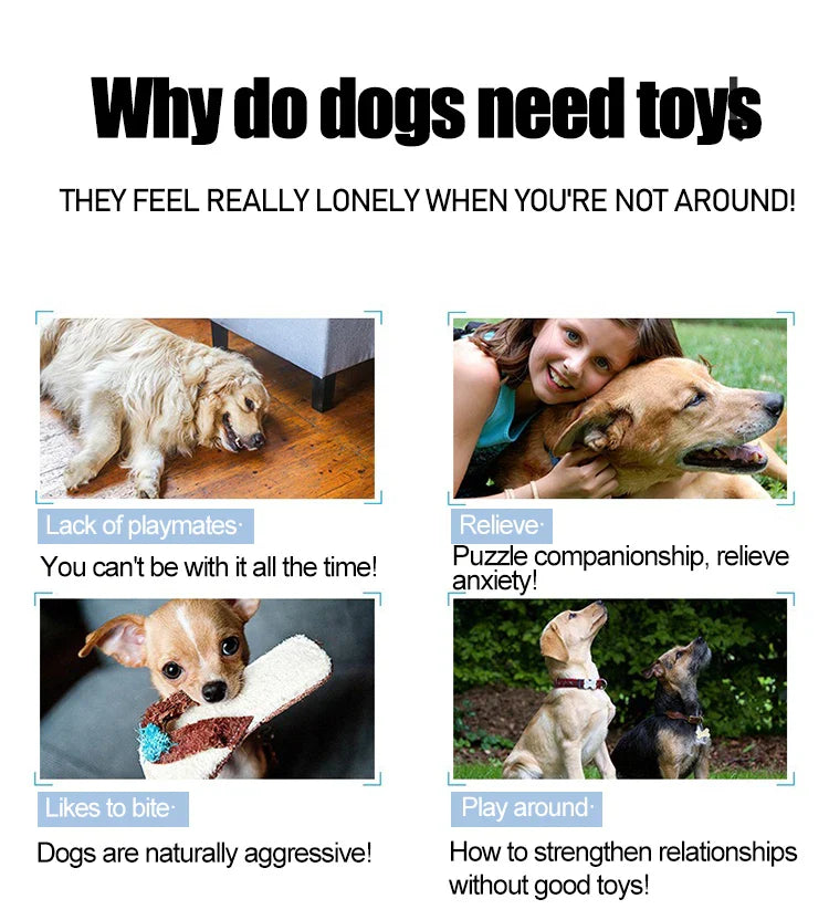 🦴 Indestructible Rubber Dog Toy – Treat Dispense
