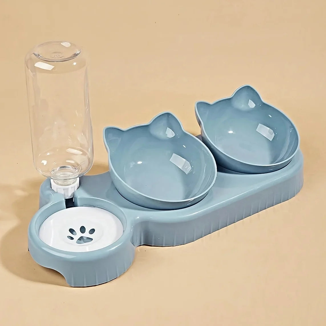 🐾 3-in-1 Pet Bowl Set with Water Feeder