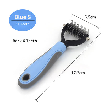 Professional Deshedding & Grooming Brush for Dogs & Cats