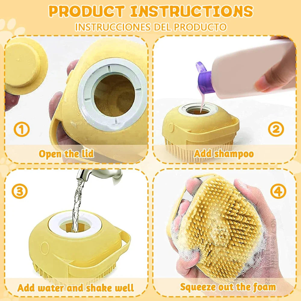 Dog & Cat Bath Brush
