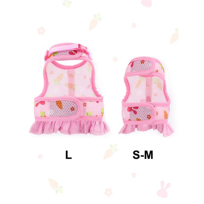 Rabbit Harness & Lead Set – Radish Print