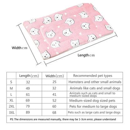 Thick Flannel Cat & Dog Mat