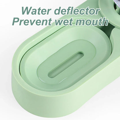 2-in-1 Pet Feeder & Water Bowl