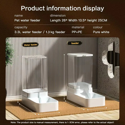Automatic Cat & Dog Feeder with Water Dispenser