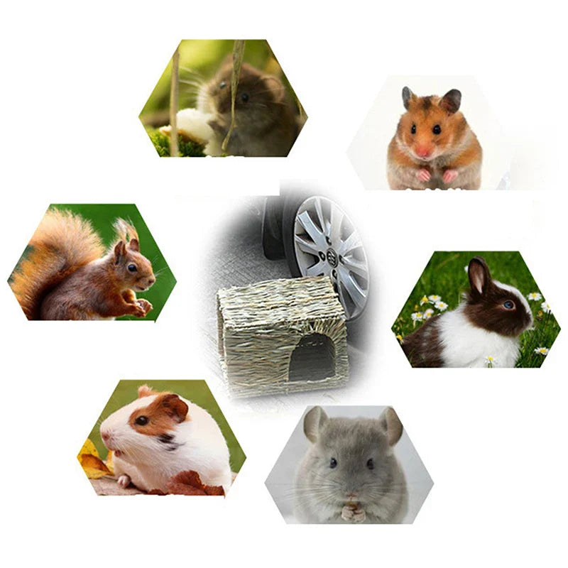 Rabbit & Guinea Pig Grass Mat House