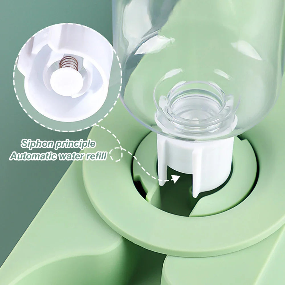 2-in-1 Pet Feeder & Water Bowl