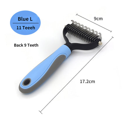 Professional Deshedding & Grooming Brush for Dogs & Cats