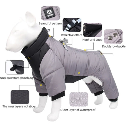 ❄️🐕 Winter Dog Jacket – Warm & Waterproof