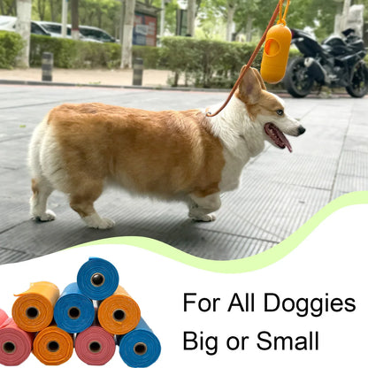 🐾 Dog Waste Bags – 5 Colours + Dispenser