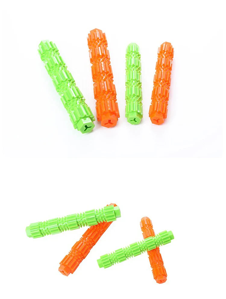 🦴 Indestructible Rubber Dog Toy – Treat Dispense