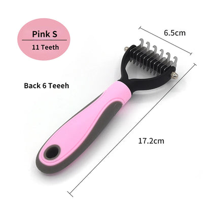 Professional Deshedding & Grooming Brush for Dogs & Cats