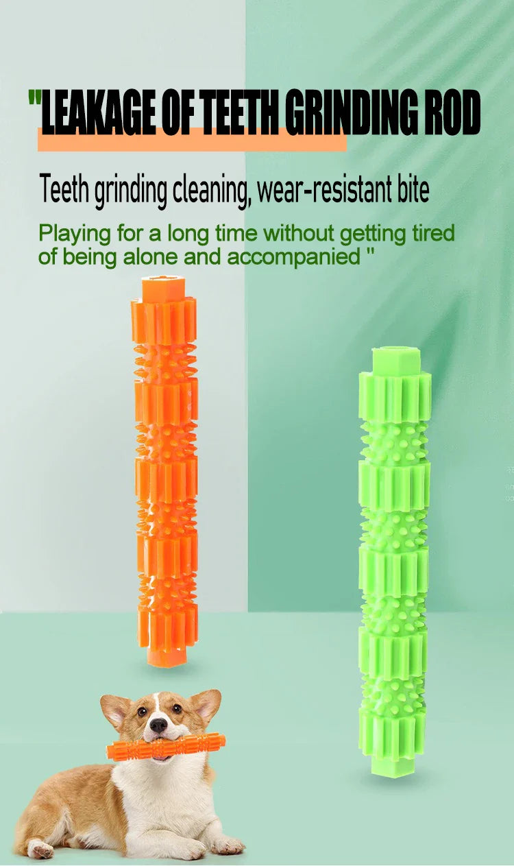 🦴 Indestructible Rubber Dog Toy – Treat Dispense