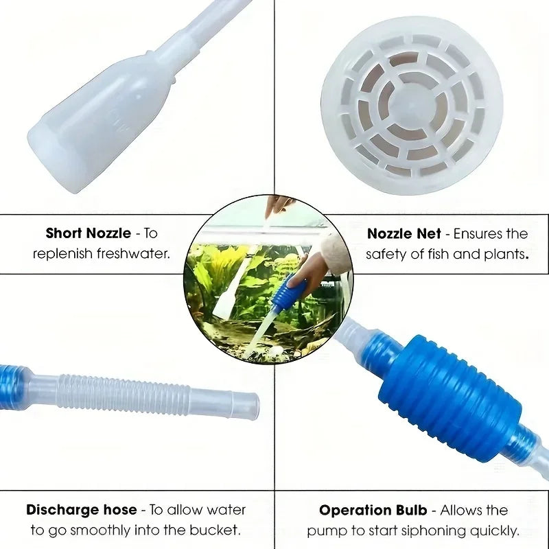 1.4m Aquarium Water Changer & Gravel Cleaner
