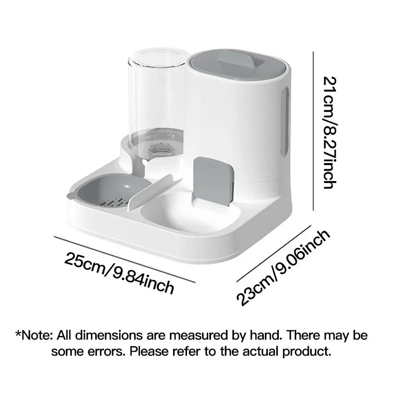 Automatic Gravity Cat Water Dispenser & Feeder