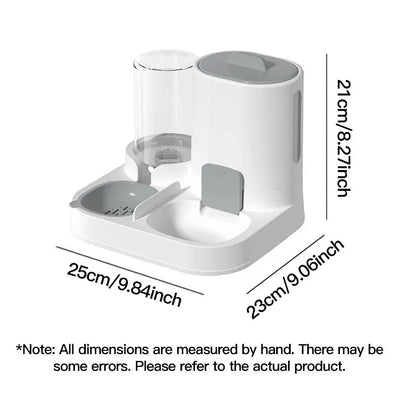 Automatic Gravity Cat Water Dispenser & Feeder