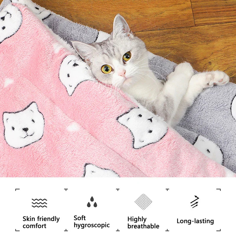 Thick Flannel Cat & Dog Mat