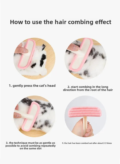 Silicone Pet Comb for Rabbits & Small Animals