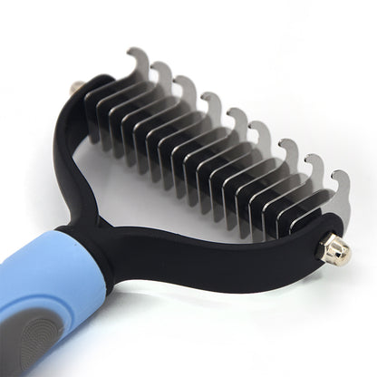 Professional Deshedding & Grooming Brush for Dogs & Cats