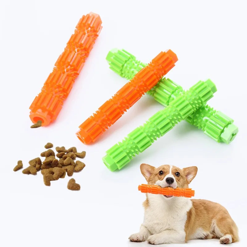 🦴 Indestructible Rubber Dog Toy – Treat Dispense